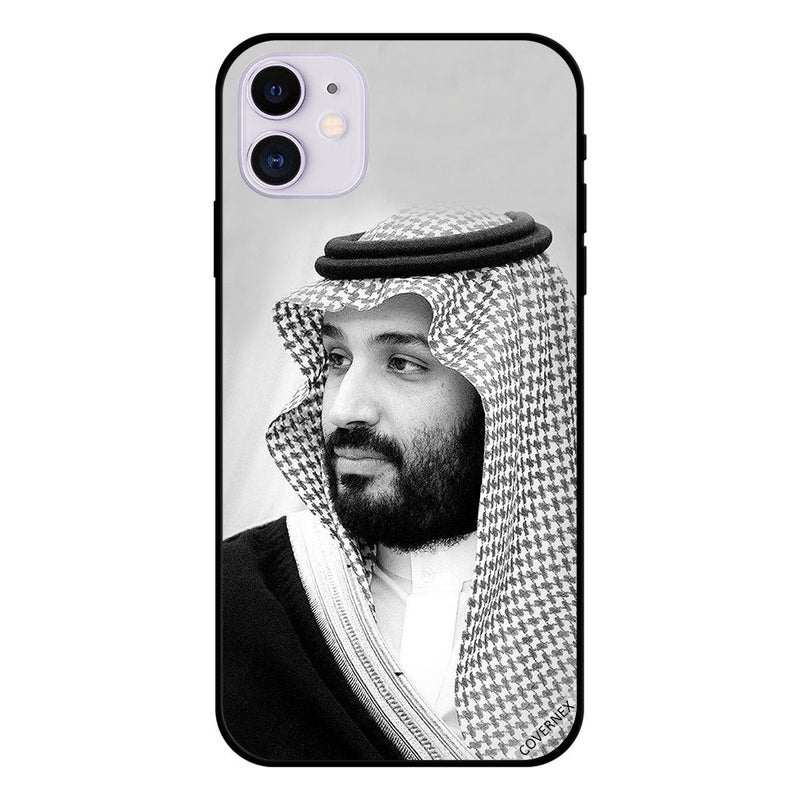 كوفرنيكس غطاء خلفي واقٍ لهاتف آيفون 11 من آبل، صورة محمد بن سلمان - Image 1