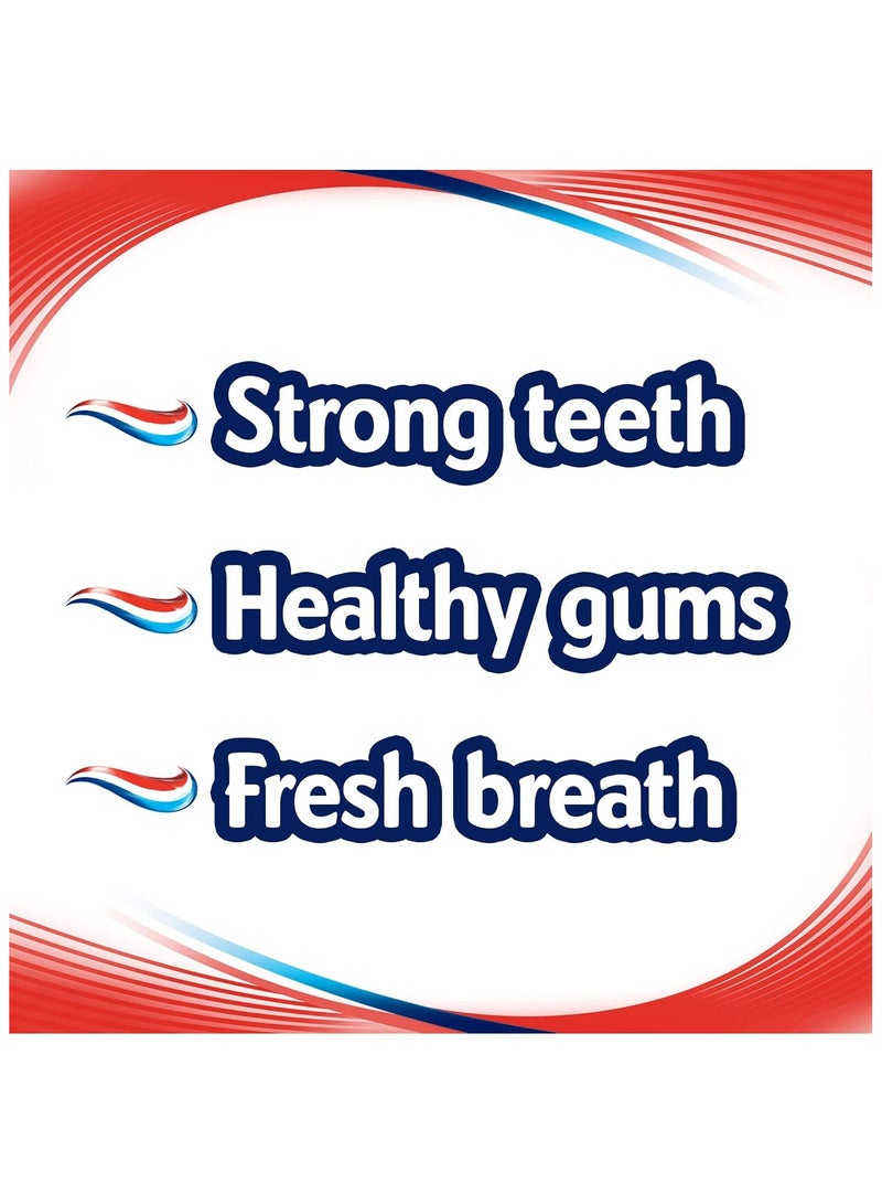 Aquafresh معجون أسنان أكوافريش للحماية من التسوس بالفلورايد، بنكهة النعناع المنعش، 5.6 أونصة - Image 3