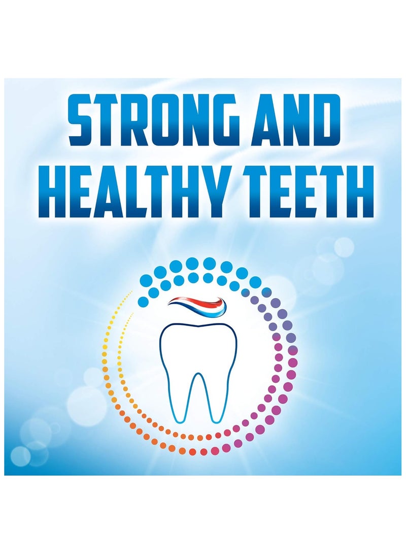 Aquafresh معجون أسنان أكوافريش للحماية من التسوس بالفلورايد، بنكهة النعناع المنعش، 5.6 أونصة - Image 4