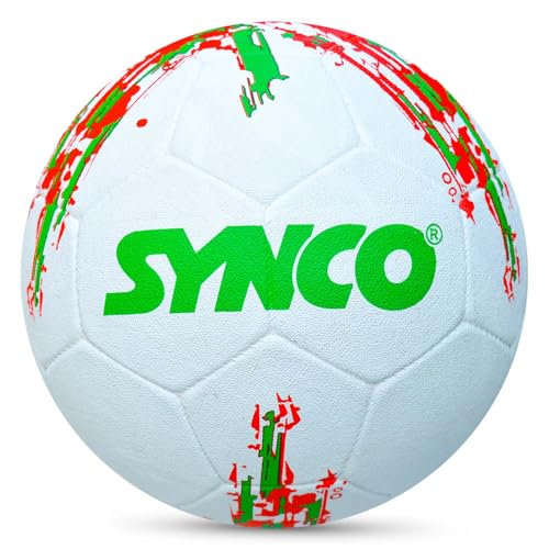 Synco Football Italy | Rubber Moulded | Training Country Ball for Beginners | Suitable for Indoors/Outdoors - Image 1