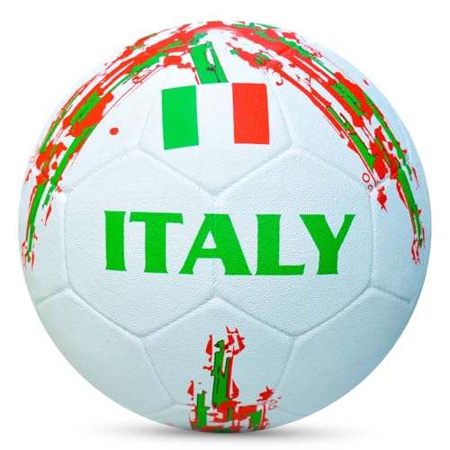 Synco Football Italy | Rubber Moulded | Training Country Ball for Beginners | Suitable for Indoors/Outdoors - Image 2