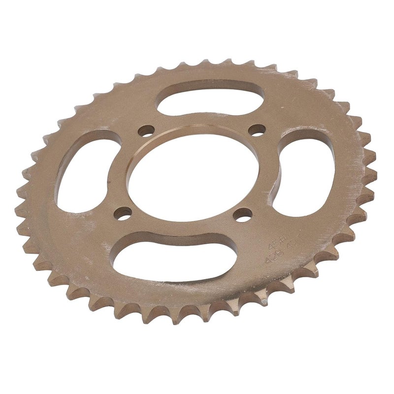 428 Rear Sprocket 42 Tooth Steel Bronze High Toughness Chain Sprocket for Off Road Motorcycle and Bike, Replacement Rear Drive Sprocket with Durable Wear Resistance - Image 2