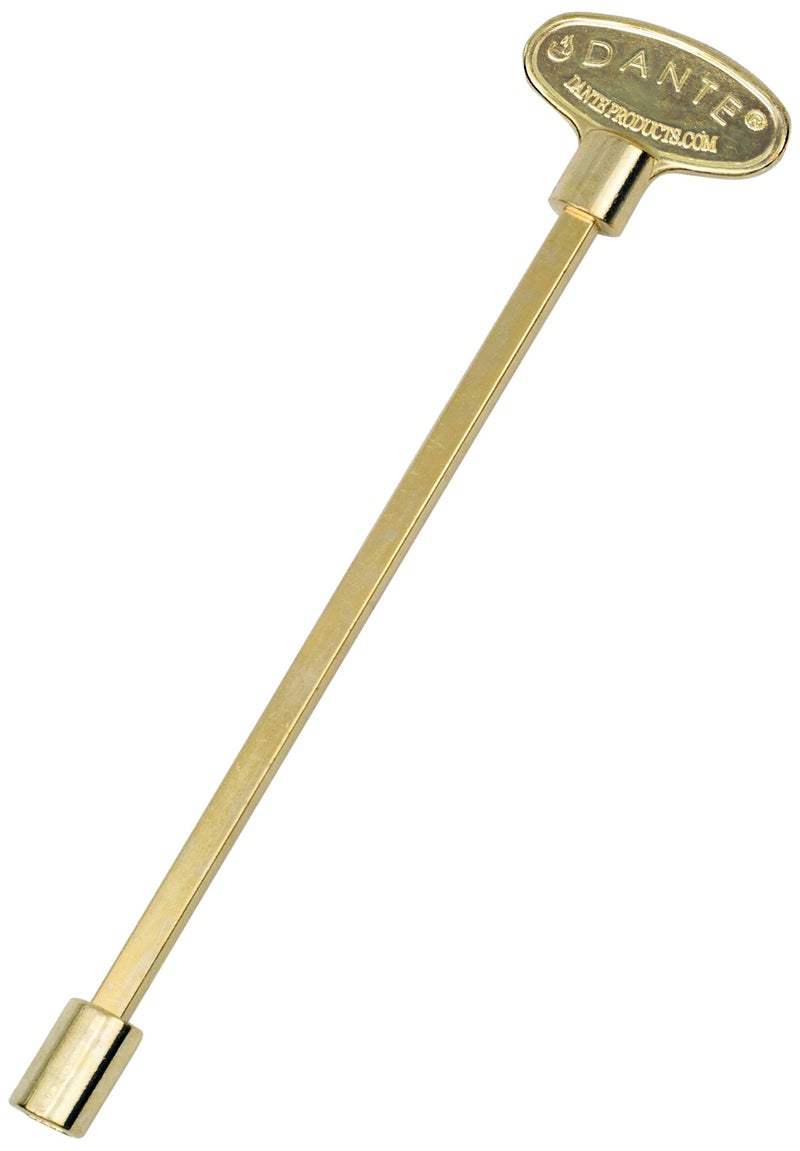 Dante Products Key 24Inch Polished Brass NKY24BRB