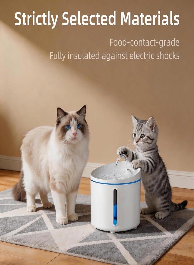 DOGNESS Pet Water Fountain for Cat & Small Dog 34oz/1L (D03-White) - Image 4