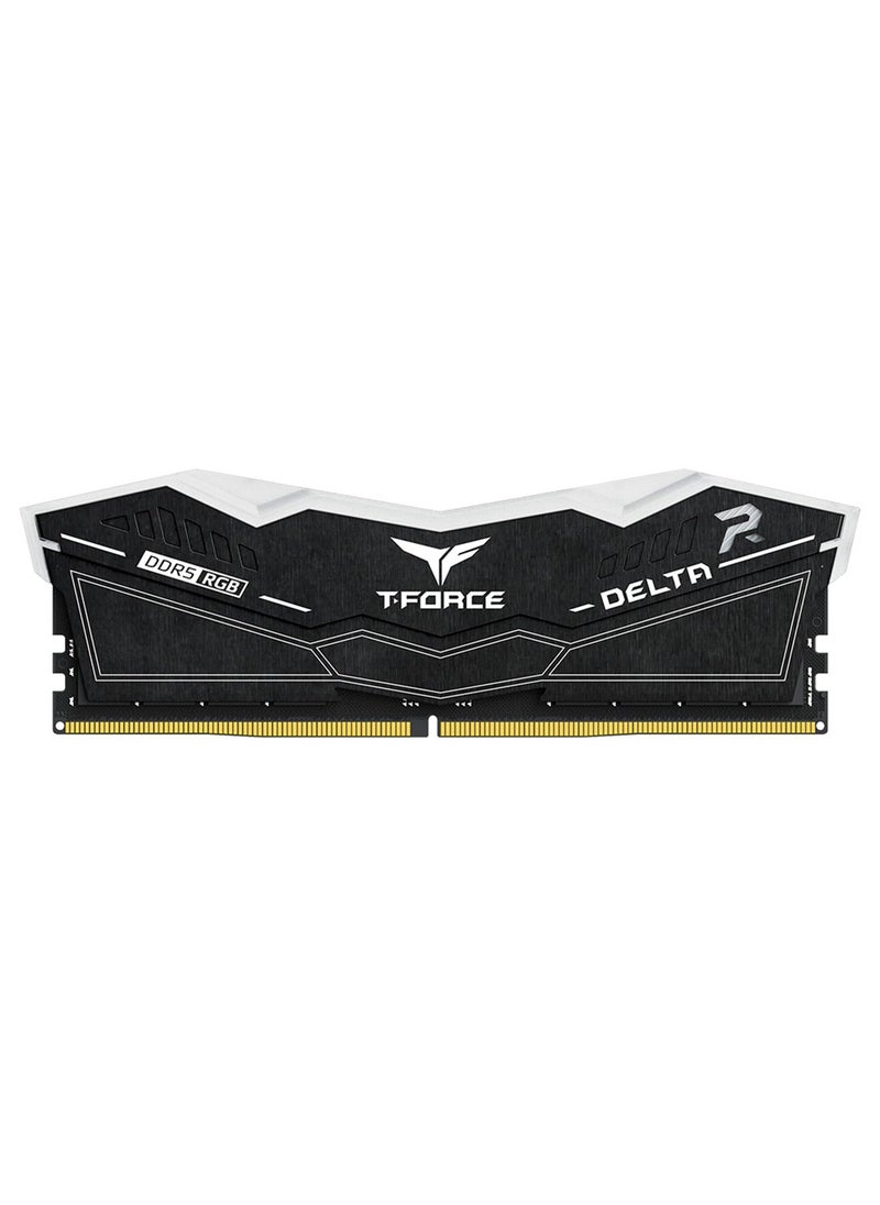 TeamGroup T-Force Delta RGB DDR5 64GB (2x32GB) 6000MHz CL38 1.25V Desktop Memory Kit – Intel XMP 3.0 & AMD EXPO Ready, Ultra-Wide 120° RGB Lighting, Black Heatsink, DIMM, Low-Profile 46.1mm | FF3D564G6000HC38GDDC01  - Image 2
