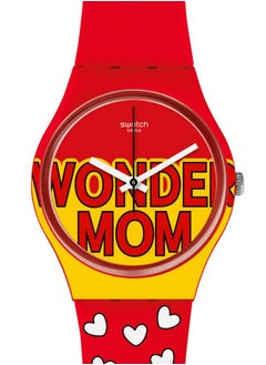 Swatch Unisex Iamwondermom - Muttertagsspecial  Limitiert Quartz Movement Water Resistant Wrist Watch - 34 Mm  - Image 1