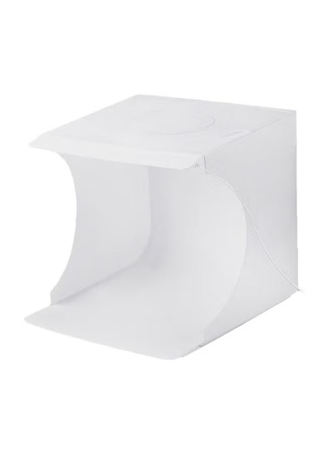 PULUZ Portable Shooting Tent With Shadowless Bottom Light Lamp Panel Pad Set White  - Image 1
