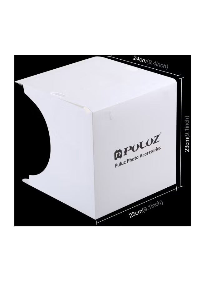 PULUZ Portable Shooting Tent With Shadowless Bottom Light Lamp Panel Pad Set White  - Image 3