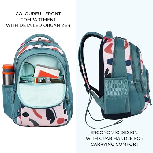 Gear VELWORD Standard Backpack, Casual Laptop Bag, Latest Girls Bags, College Bags, School Tuition Office Travel Bag, Women's Trendy Kids Backpack - Image 4