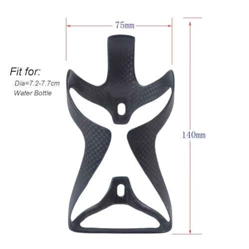 ThinkTop 2Pack Ultra-Light Full Carbon Fiber Bicycle Bike Drink Water Bottle Cage Holder Brackets for Road Bike MTB Cycling - Image 5