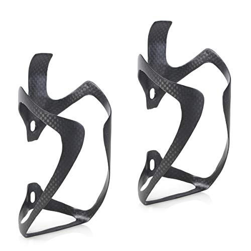 ThinkTop 2Pack Ultra-Light Full Carbon Fiber Bicycle Bike Drink Water Bottle Cage Holder Brackets for Road Bike MTB Cycling - Image 1