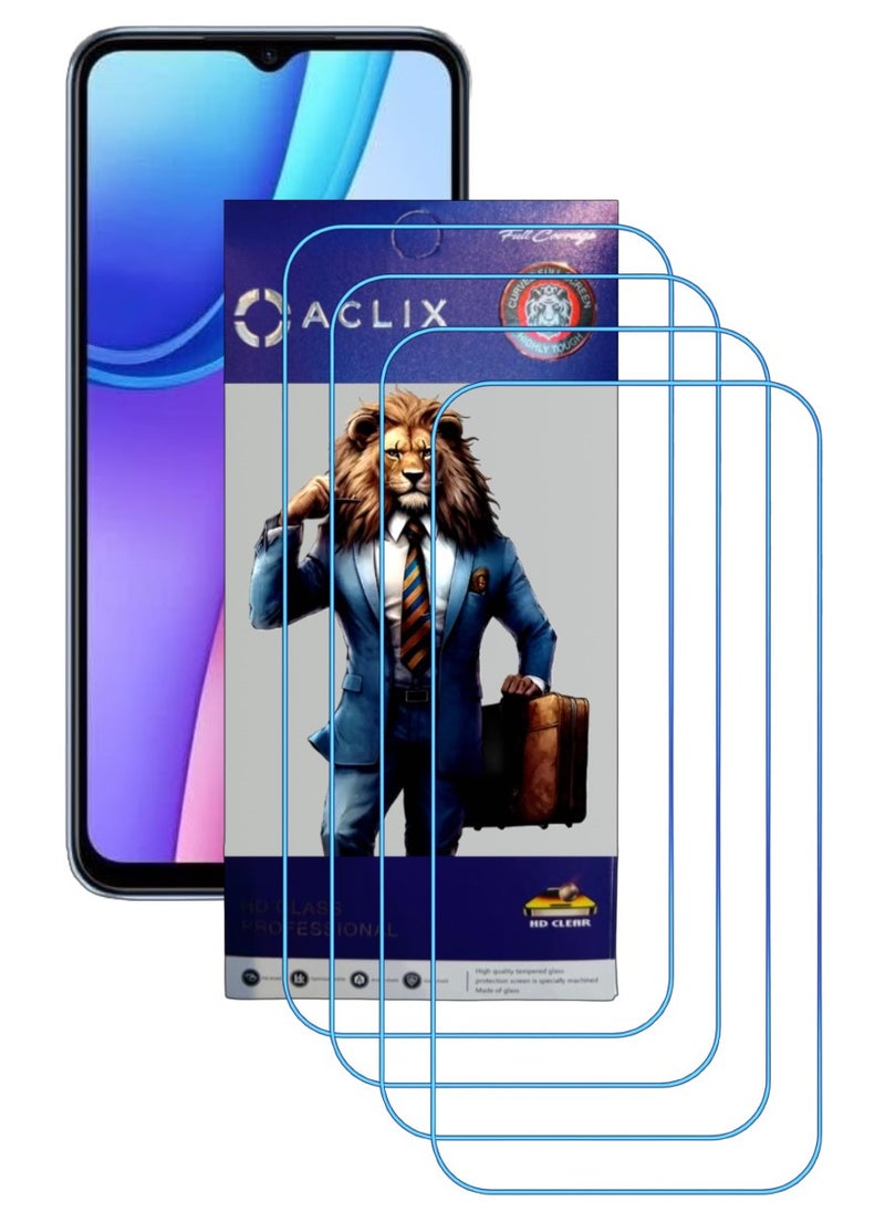 ACLIX 4 Pieces Antistatic ESD Dustproof Premium Quality High Definition Clear Tempered Glass Screen Protector Designed For Xiaomi Redmi Note 11R - Image 1