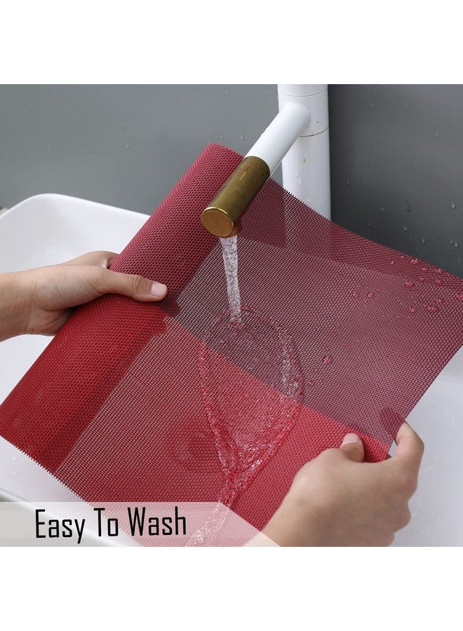 HOKIPO PVC Washable Mats for Dining Table Set of 6 - 45x30 cm (AR3281) - Image 5