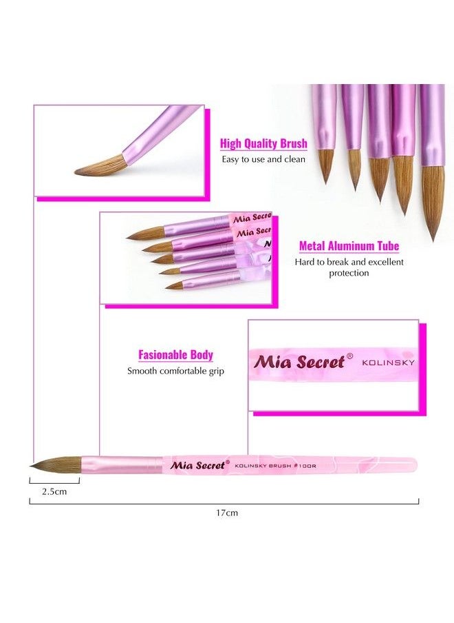MIA SECRET Kolinsky Nail Brush 10  - Image 3