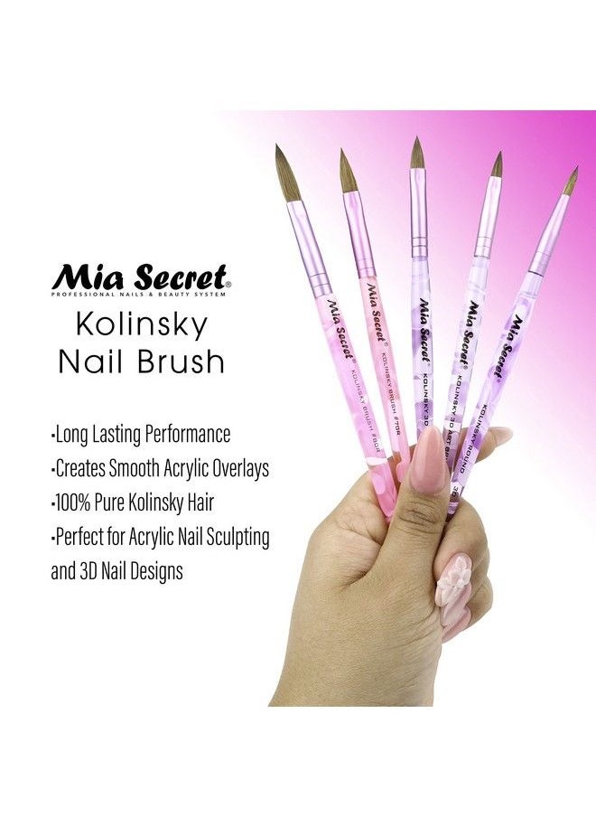 MIA SECRET Kolinsky Nail Brush 10  - Image 4