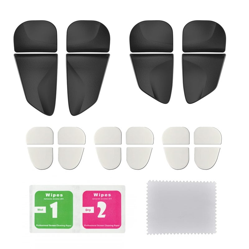 PlayVital Blade 2 Pairs Shoulder Buttons Extension Triggers for ps5 Controller, Game Improvement Adjusters for PS Portal Remote Player, Bumper Trigger Extenders for ps5 Edge Controller - Black - Image 2