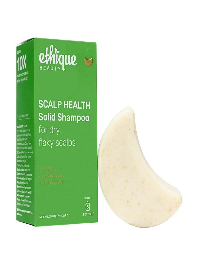 Ethique Scalp Health Shampoo Bar for itchy, dry, flaky scalps with Oatmeal - Plastic-Free, Vegan, Cruelty-Free, 3,88 oz - Formerly Heali Kiwi - Image 1