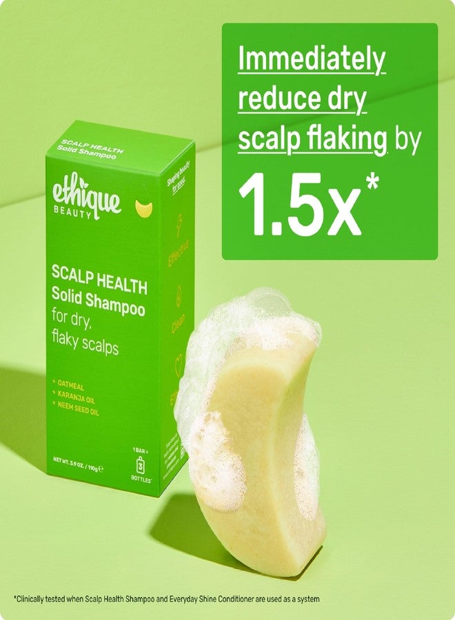 Ethique Scalp Health Shampoo Bar for itchy, dry, flaky scalps with Oatmeal - Plastic-Free, Vegan, Cruelty-Free, 3,88 oz - Formerly Heali Kiwi - Image 5