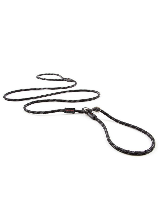إيزي دوج سلسلة EzyDog Luca Slip Lead مزدوجة الوظائف، حبل متين للكلاب التي تسحب، سلسلة Slip Lead وGentle Lead Head Halter، صغيرة (5.5 قدم × 0.23 قدم، أسود) - Image 1
