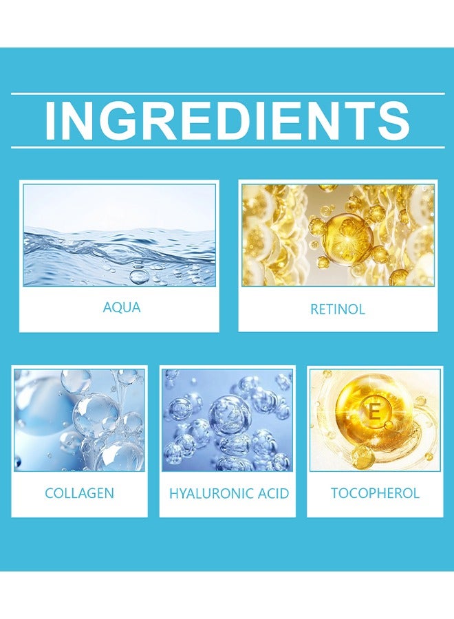 East Moon Men's Face Cream, Men's Retinol And Collagen Moisturizer Anti-Aging Face Cream For Men, Naturally Collagen And Hyaluronic Acid, Day And Night Anti Wrinkle Control Oil Face Cream Lotion For Mens Skin Care 50ML - Image 3