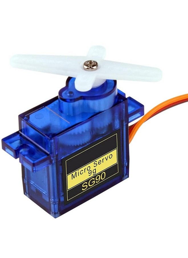 Mmobiel - Sg90 9G Micro Servo Motor Kit For Rc Drone/Car/Airplane/Helicopter/Vehicles/Robots/Compatible With Arduino Projects And Raspberry Pi Incl. Screws And 3 Servo Arms - Image 1