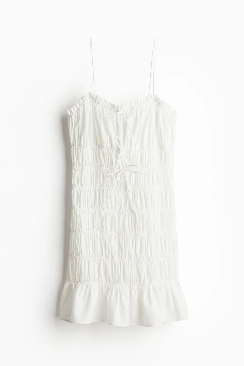 H&M Smocked bodycon dress