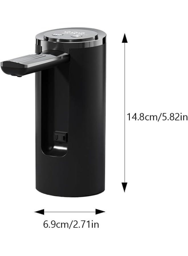 هومستر مضخة مياه كهربائية محمولة قابلة للشحن عبر USB - مضخة نقل مياه أوتوماتيكية لعبوات 5 جالون/19 لتر، للاستخدام المنزلي والمكتبي - Image 5