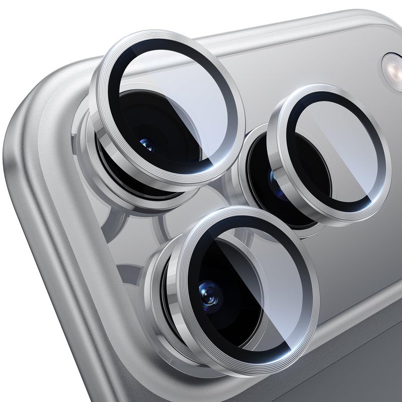 WSKEN for iPhone 17 Pro/iPhone 17 Pro Max Camera Lens Protector - [Original Shooting Mode] Shatterproof Metal HD Tempered Glass Camera Screen Protector Cover Film for iPhone Accessories - Image 1