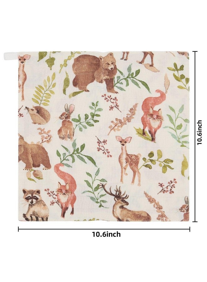LifeTree 6 Pack Baby Muslin Washcloths for Unisex, 70% Viscose from Bamboo and 30% Cotton Wash Cloth Set for Baby Face Body, Soft for Newborn Infants Kids Girls and Boys - Image 3