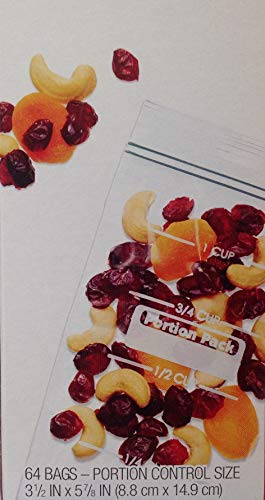 Target Portion Control Snack Bags (BPA free) ~ 3 1/2" x 5 7/8" ~ (64 bags x 2 = 128 bags) - Image 2