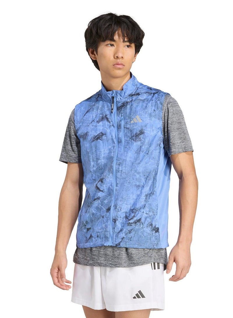 Adidas Own The Run Spray Dye Vest - Image 1