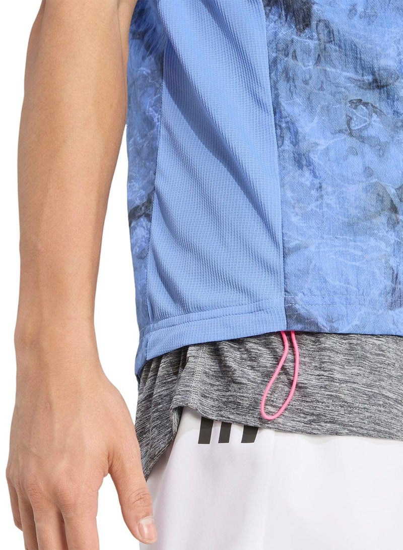 Adidas Own The Run Spray Dye Vest - Image 4