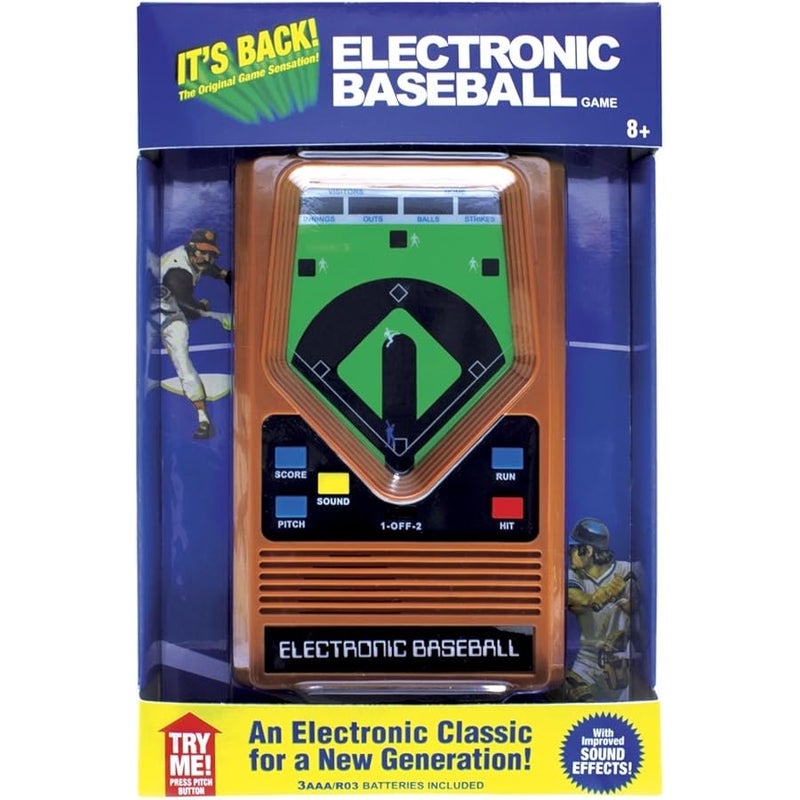 Basic Fun Electronic Retro Sports Game Assortment: Baseball Electronic Games - Image 1