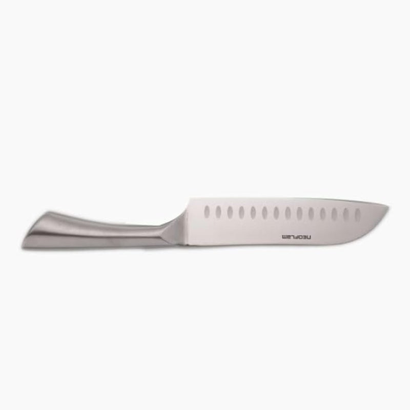Knife with Hollow Edge, Professional Kitchen Knife with Ergonomic Handle
