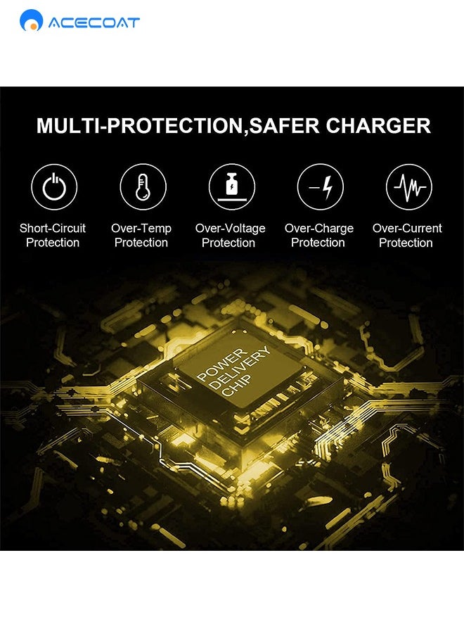 ايسكوت - 45W 65W USB C شاحن الكمبيوتر المحمول لديل خط العرض 5420 7410 7420 5520 5530 5540 7330 7340 7430 7530 7390 5430 5320 5440 3440 3540، إكس بي إس 13، كروم بوك 3100،محول سلك طاقة للكمبيوتر سريع من النوع C - Image 1