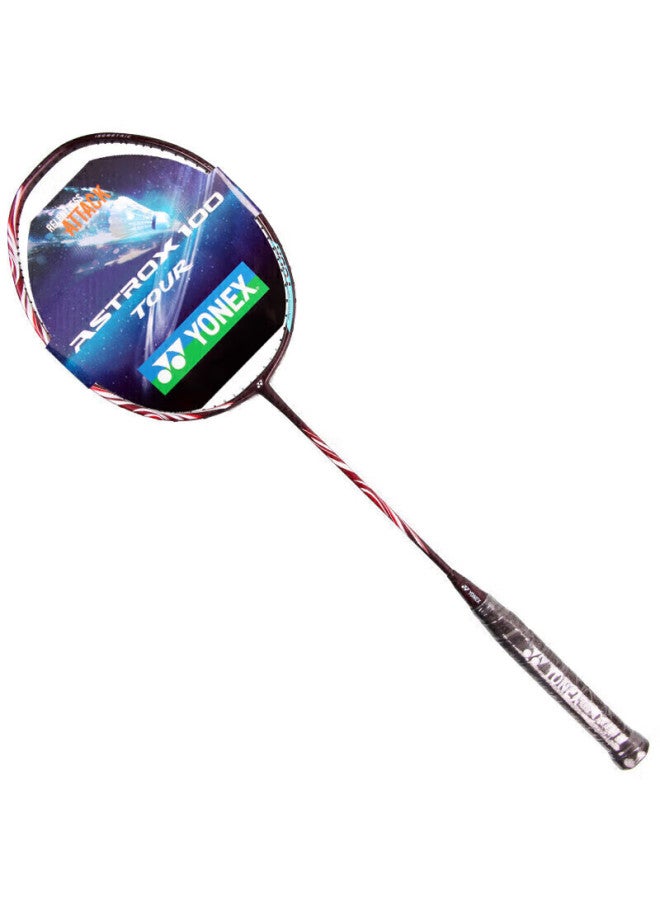 Yonex Yonex Badminton Racket, Full Carbon Fiber, Offensive Single Racket, Astrox Ax100tour, Red 4u5, Unstrung With Grip Tape  - Image 4