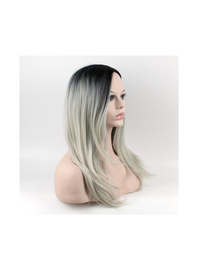 إسكدنيا باروكة شعر صناعية أشقر/أسود - Image 3