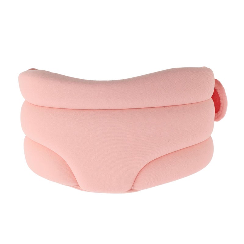 Breathable Adjustable Soft Cervical Collar Neck Brace For Sleeping Pressure Relief Pink - Image 2