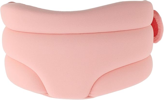 Breathable Adjustable Soft Cervical Collar Neck Brace For Sleeping Pressure Relief Pink - Image 1