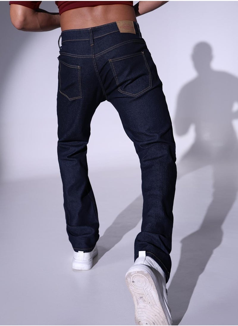 Hubberholme - Relaxed Fit Clean Look Stretchable Jeans for Men - Image 1