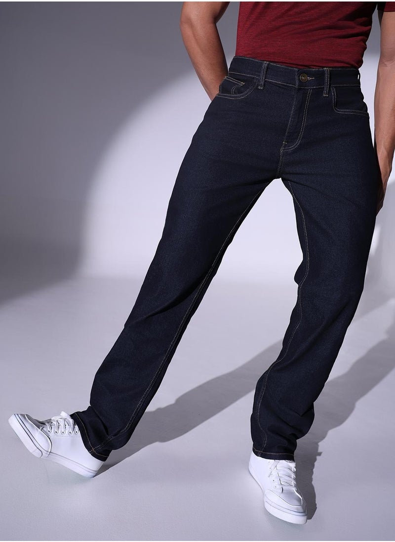 Hubberholme - Relaxed Fit Clean Look Stretchable Jeans for Men - Image 1