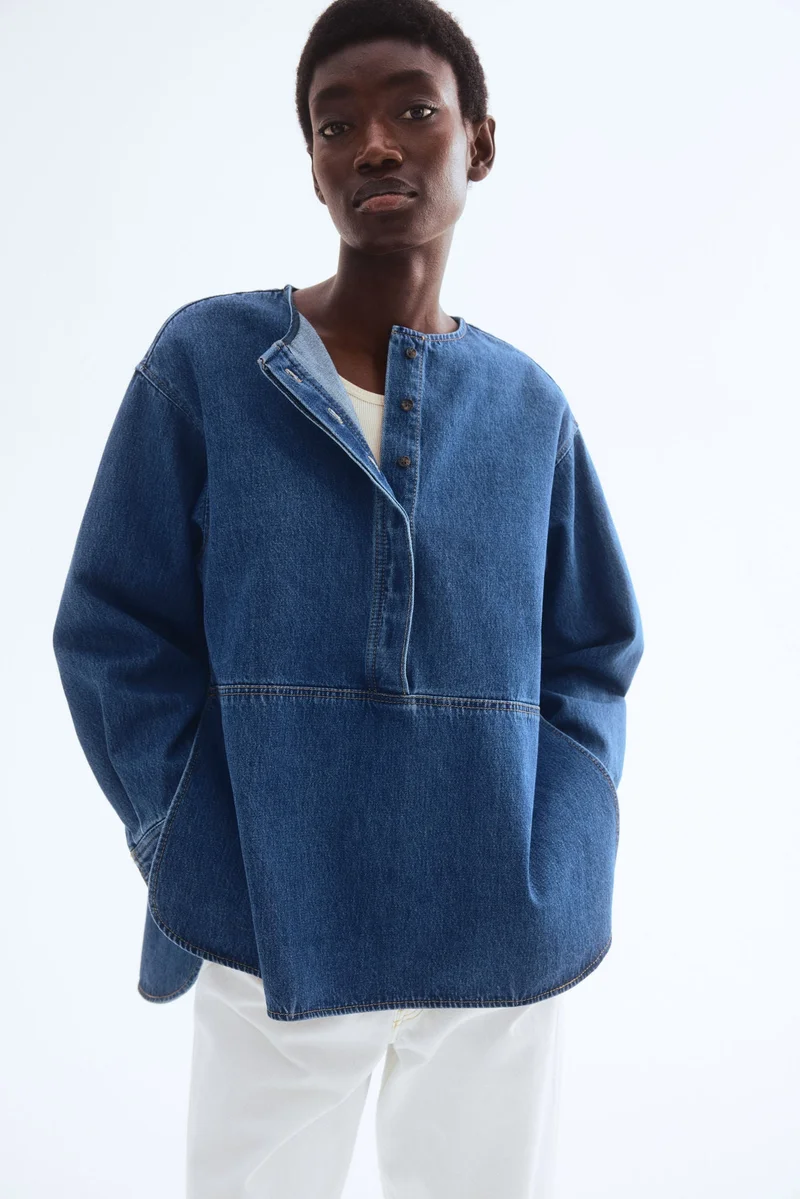 اتش اند ام بلوزة من التويل