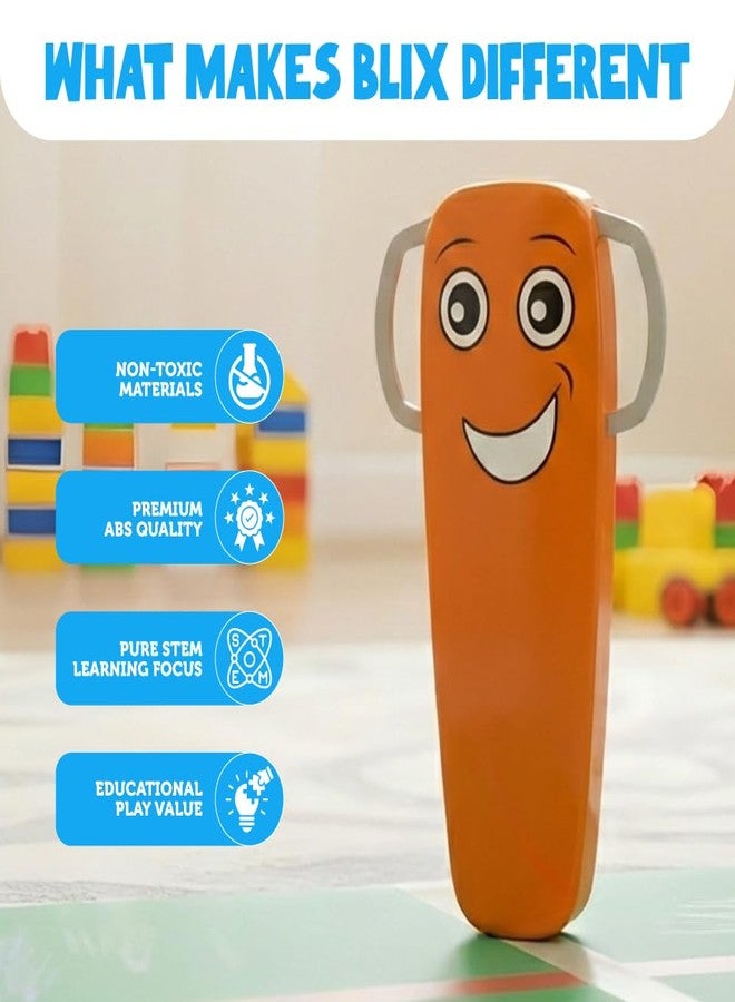 BLIX Queaky Charge - Rechargeable STEM Toy for Kids, Electronic Circuit Science Kit, Musical Sensation & Conductivity Experiment Toy, Educational Gift for Boys & Girls Ages 5,6,7,8,9+ (Orange) - Image 4