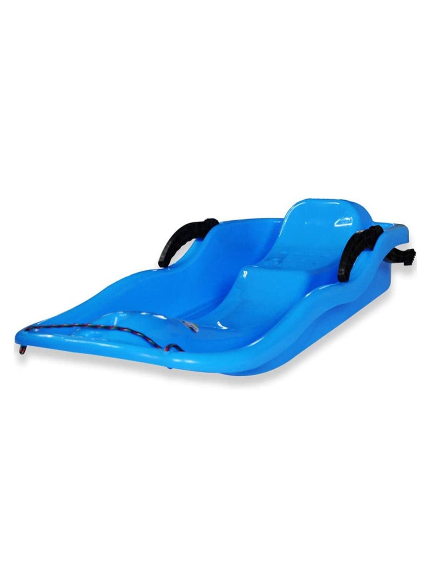 Portable Snow Sled Sand Grass Skiing with Pull Rope, Slippery Racer Downhill Toboggan Rolling Snow Slider, for Kids Boat Sledge Sprinter