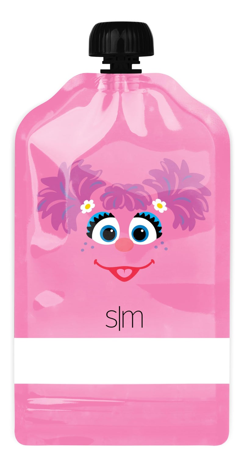 Simple Modern Sesame Street Reusable Baby Food Pouches for Toddlers | BPA Free Plastic, Food Safe, Freezer Safe | Refillable for Applesauce Yogurt & Puree Squeeze Pouch | 10 pack | 5oz | Sesame Street - Image 2