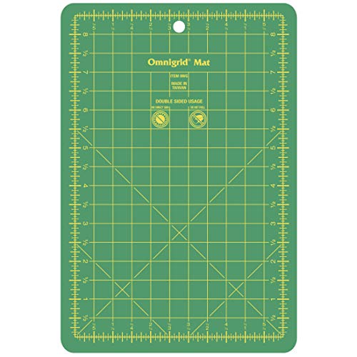 Omnigrid 5-1/2" x 8-1/2" Gridded Self-Healing Cutting Mat - Image 1