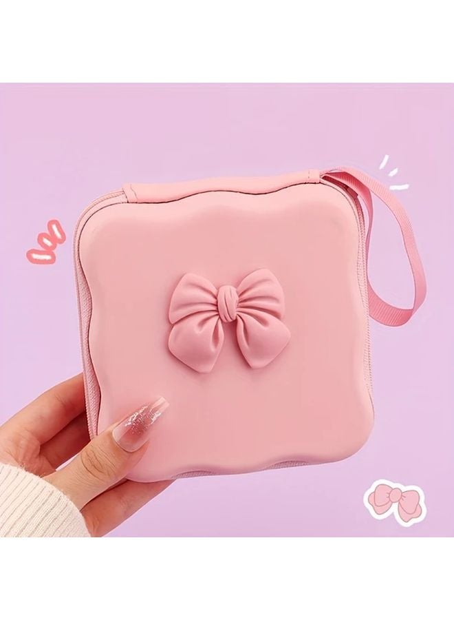 Pink 6pcs Data Cable Protector Set with Storage Bag Spiral Cord Organizer for iPhone - Image 5