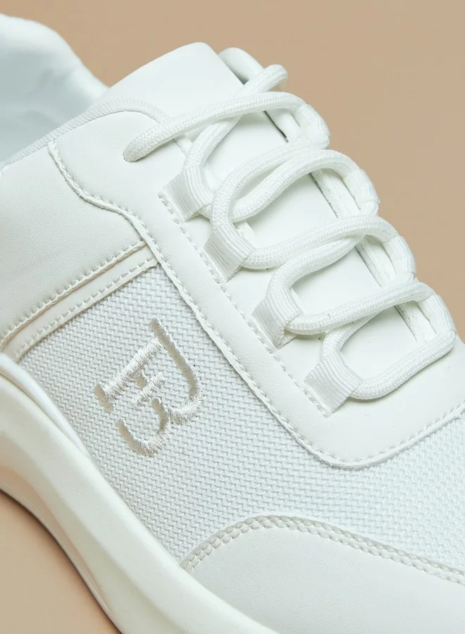 فلورا بيلا من شو إكسبرس Logo Detail Sneakers with Lace-Up Closure
