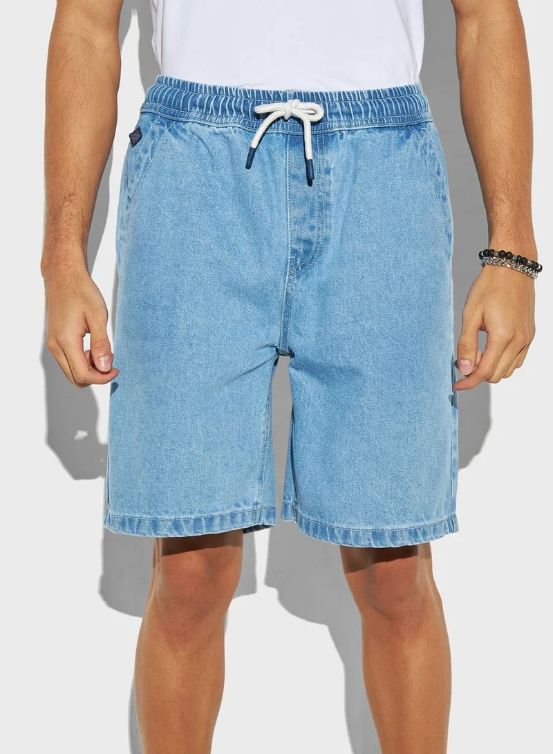 Lee Cooper Essential Denim Drawstring Shorts