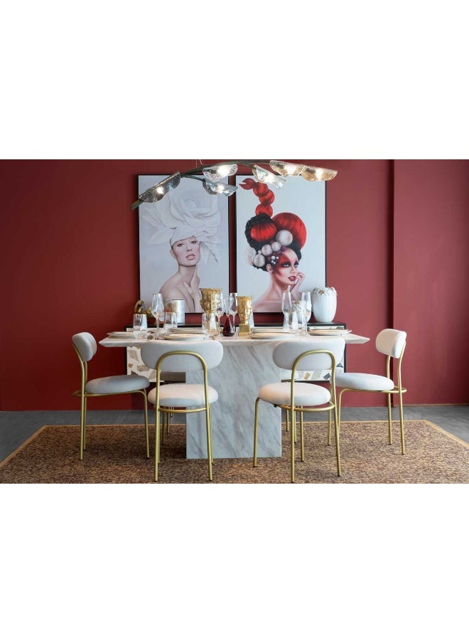KARE - Artistico Dining Table, Marble, 160X90X76 CM - Image 1